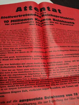 Protektorát - faksimile Atentát na R. Heydricha - 6