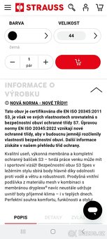 Prodám úplně nové boty značky strauss - 6