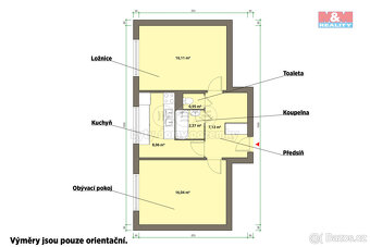 Prodej bytu 2+1, 52 m², Velká Hleďsebe, ul. Havlíčkova - 6