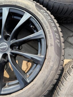 Kola alu Borbet 5x115r17+225/55r17 zimní - 6