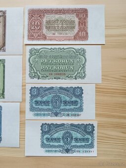 Bankovky 1953,61 unc stav - 6