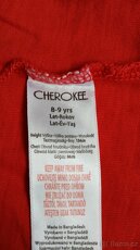 Dětské tričko na 8-9 let tmavě červené Cherokee - 6