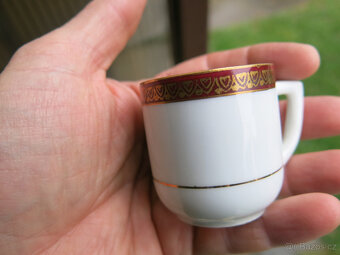 Porcelánová kávová mocca soupava - 6