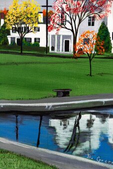 Americké maloměsto, B.Green, olej na plátně, 780 × 630 mm - 6