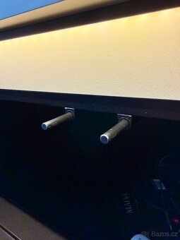 TV stolek béžová/kašmírová s osvětlením - záruka - 6