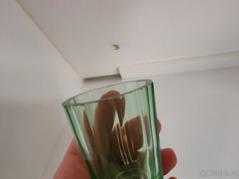 Zelené akleněné oanáky - štamprlata - 6