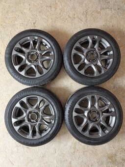 Hliníková 15" kola Fiat 500 Sport zánovní originání vč. pne - 6