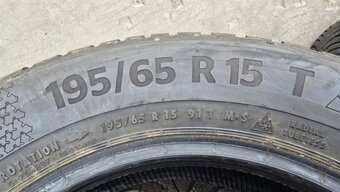 Zimní pneu 195/65/15 Continental - 6