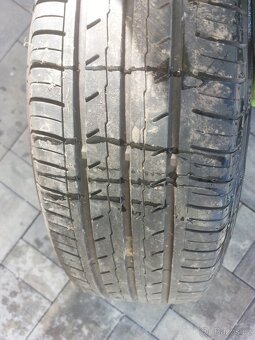 Alu disky R15, 5x114.3, + letni pneu - 6