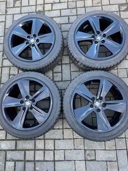 ORIGINÁL Alu SEAT R17, 5x112 - TOP STAV, vč. pneu - 6