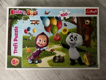 5x puzzle (tlapková patrola, minnie mouse, Máša a medvěd…) - 6