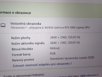 Herní notebook Asus Rog Zephyrus R9 RTX 3080 - 6