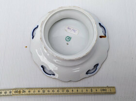 Talíř + mísa. Porcelán Loučky. Kobalt. - 6