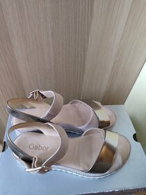Dámské kožené letní boty vel.37 Gabor - 6