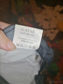 Dámské černo-stříbrné džíny, G-Star, vel. 26 - 6
