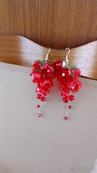 Plastové náušnice bižuterie - 6