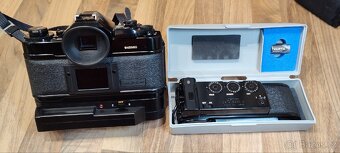 Canon A-1 + FD 28mm + příslušenství - 6