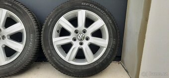 VW alu kola R15 5x100 + zimní pneu 185/60 - 6