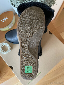 Černé kožené boty válenky sněhule El Naturalista 39 - 6