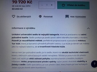 Sedlo Prestige Venus - 6