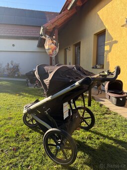 Thule Urban Glide 2 Double + hluboká korba + příslušenství - 6