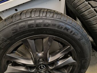 ALU kola Mazda CX3 5x114,3 r16 Originál, zimní pneu 91% - 6