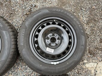 Zimní plechové disky VW 5x112 6,5J ET41 215/60 R16 Pirelli - 6