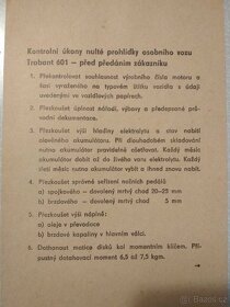Udržovací příručka T601 + návody, schémata | 1968 - 6
