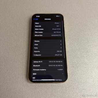 iPhone 13 Pro 256GB gold, bez škrábance, záruka rok - 6
