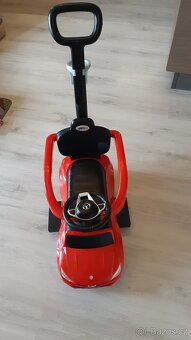 Dětské odrážedlo autíčko s vodící tyčí - 6