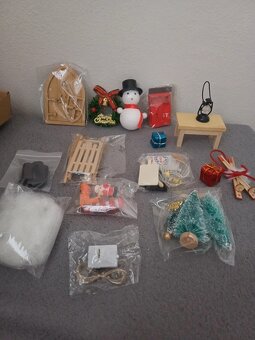 Velká vánoční sada do domečku se světýlkem - 6