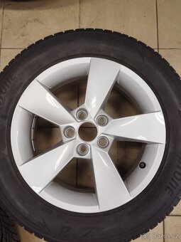 SADA ZIMNÍCH KOMPLETU AL. 5,5 J x 15 ET 40 na Š.FABIA IV - 6