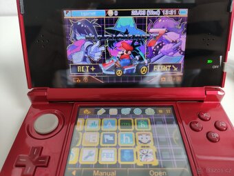 PRODÁNO-Nintendo 3DS Metallic Red+homebrew hack a 64GB karta - 6