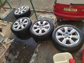 Prodám ALU 16 5 x 112 z Audi se zimníma gumama na dojetí - 6