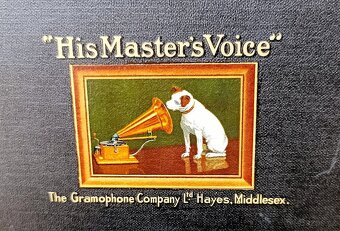His Master’s Voice - starožitný gramofon na kliku ze 20. let - 6