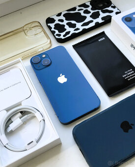 Prodám: Apple Iphone 13 mini 128GB BLUE _ 100% baterie - 6
