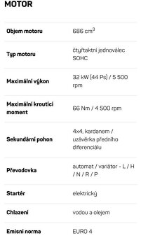 Čtyřkolka XWOLF 700i MAX - 6