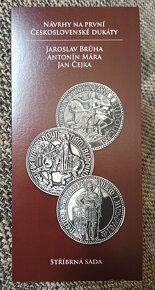 Sada 3 odražků návrhů Československých dukátů z roku 1923 - 6