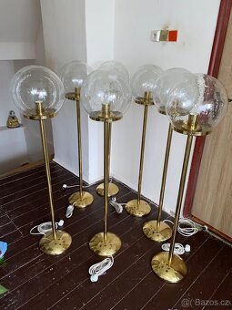 Retro stojací lampa Kamenický Šenov - 6