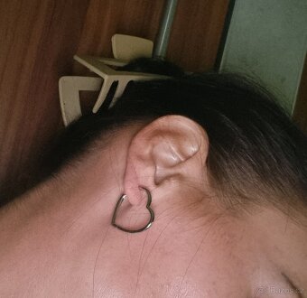 Loved nové dámské stříbrné náušnice srdce srdíčka 925 - 6