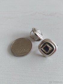 Stříbrné náušnice, prsten, řetízek s přívěskem - 6