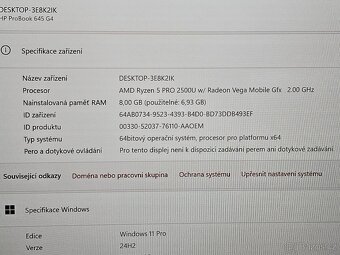 HP ProBook 645 G4 - Ryzen 5 PRO, SSD, Widnows 11 - 6