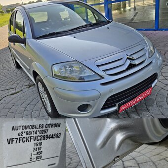 CITROEN C3 1,4 i 8v ČTYŘVÁLEC BENZÍN KLIMATIZACE, ALU KOLA. - 6