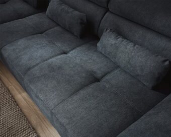 Rohová rozkládací sedací souprava DENIA-Nová - 6