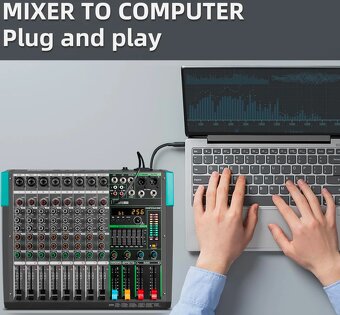 Mixážní pult Depusheng PA-8 DSP 256 - 6