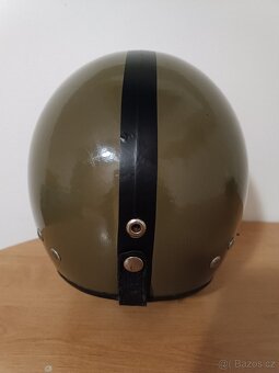Stará vojenská moto přilba - 6