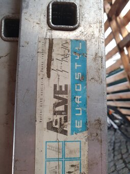 Žebřík hliníkový 3 dílný + štafle GRATIS - 6