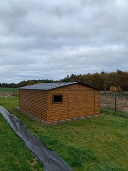 Plechová garáž 5x6m - 6