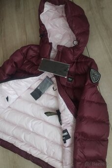 Blauer péřová bunda Swarovski znak - 6