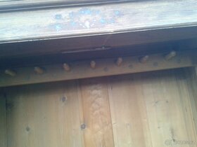 Starožitná Selská Malovaná skříň se sloupky Retro - 6